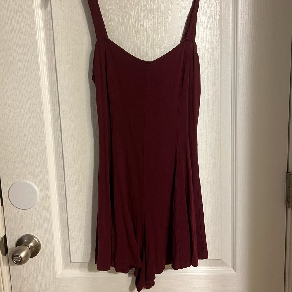 Forever 21 maroon romper